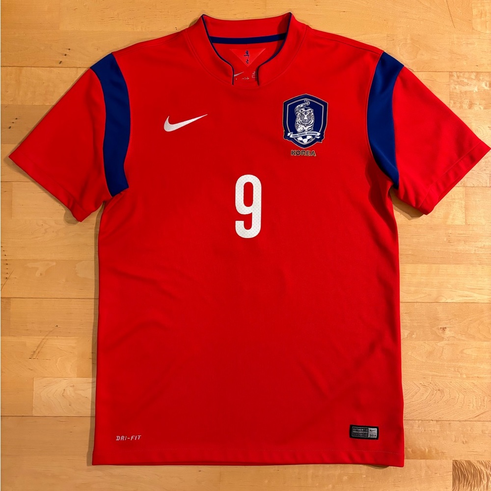 South Korea 2014-2015 World Cup Home Soccer Jersey Mens Medium Heung-Min Son